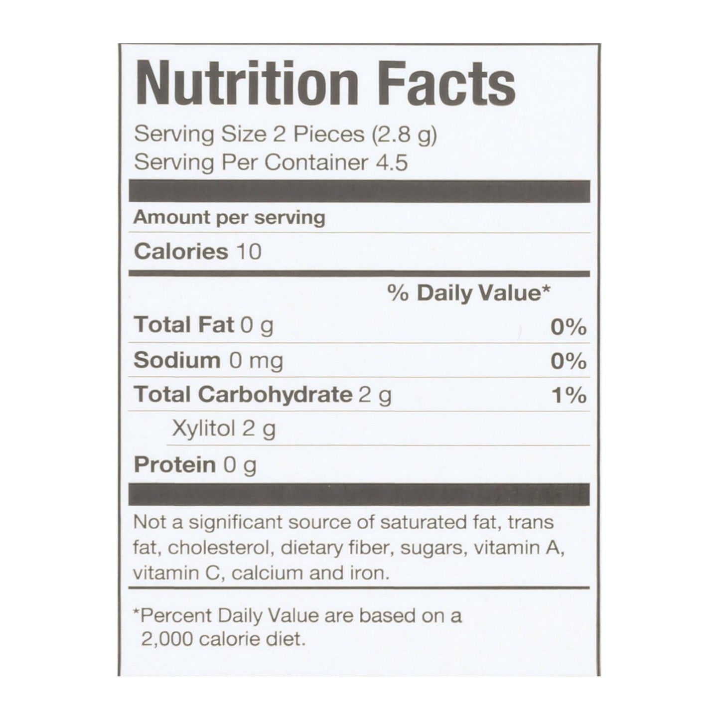 Pur Gum Cinnamon, Aspartame-Free, 9 Pieces, Case of 12