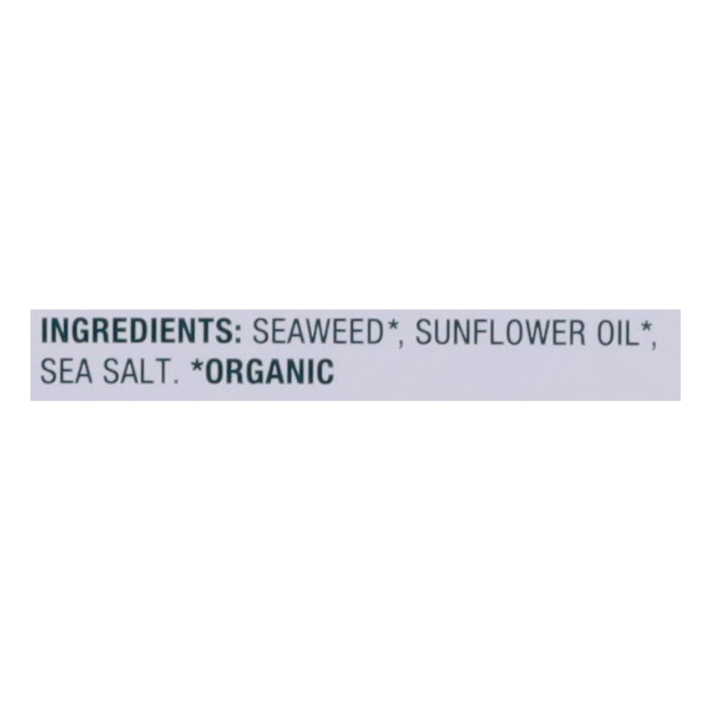 Gimme Organic Seaweed Snacks, Sea Salt, 5pk (6 Count Case)