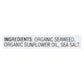 Gimme Organic Sea Salt Roasted Seaweed Snacks, 6 Packs