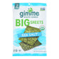 Gimme Organic Sea Salt Wraps - 10 Pack - 0.92 Oz