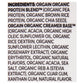 Orgain Organic Plant  Based Protein Powder  - 1 Each - 1.02 Lb