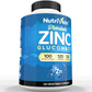 Nutrivein Premium Zinc Gluconate 100mg - 120 Capsules