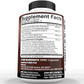 Nutrivein Premium Mushroom Supplement 2600 mg- Bottle 120 Capsules