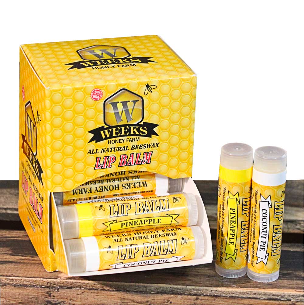 Natural Beeswax Lip Balms – Hydrating, All-Natural Moisturizer for Dry Lips