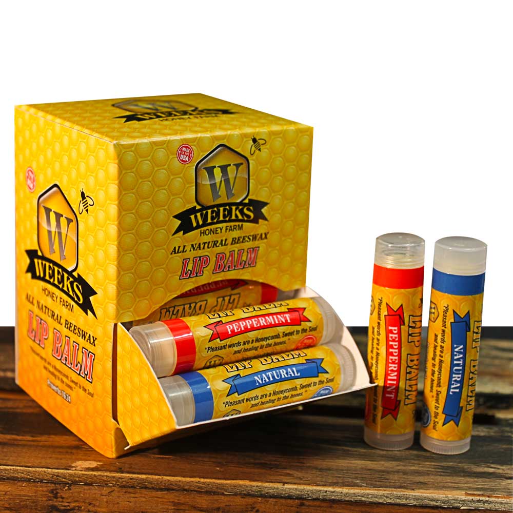 Natural Beeswax Lip Balms – Hydrating, All-Natural Moisturizer for Dry Lips