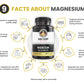 Ancient Bliss Magnesium Glycinate 500mg 60 Caps with Black Pepper