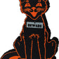 Beware Black Cat Chunky Sitter Wood Sign