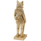 Distinguished Gold Fox Resin Figurine