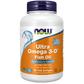 Now Foods Ultra Omega 3-D Fish Gelatin 90 Fish Softgels - 1663