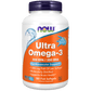Now Foods Ultra Omega-3 Fish Gelatin 180 Fish Softgels - 1665