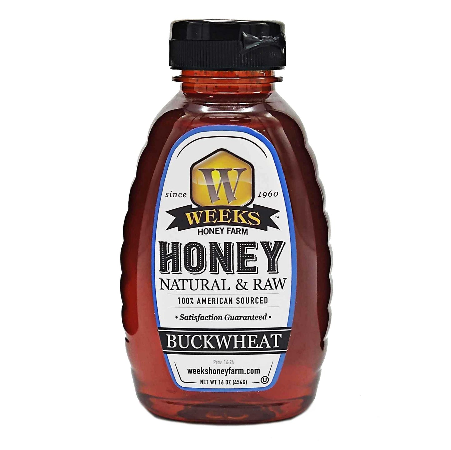 Best Sellers Honey Trio Bundle – Hawt Honey, Buckwheat & Palmetto (3 x 16 oz) | Weeks Honey Farm
