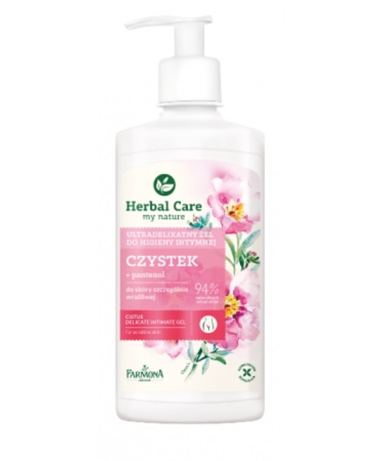 Farmona Herbal Ultra Delicate Intimate Hygiene Gel with Cistus and Panthenol 330ml