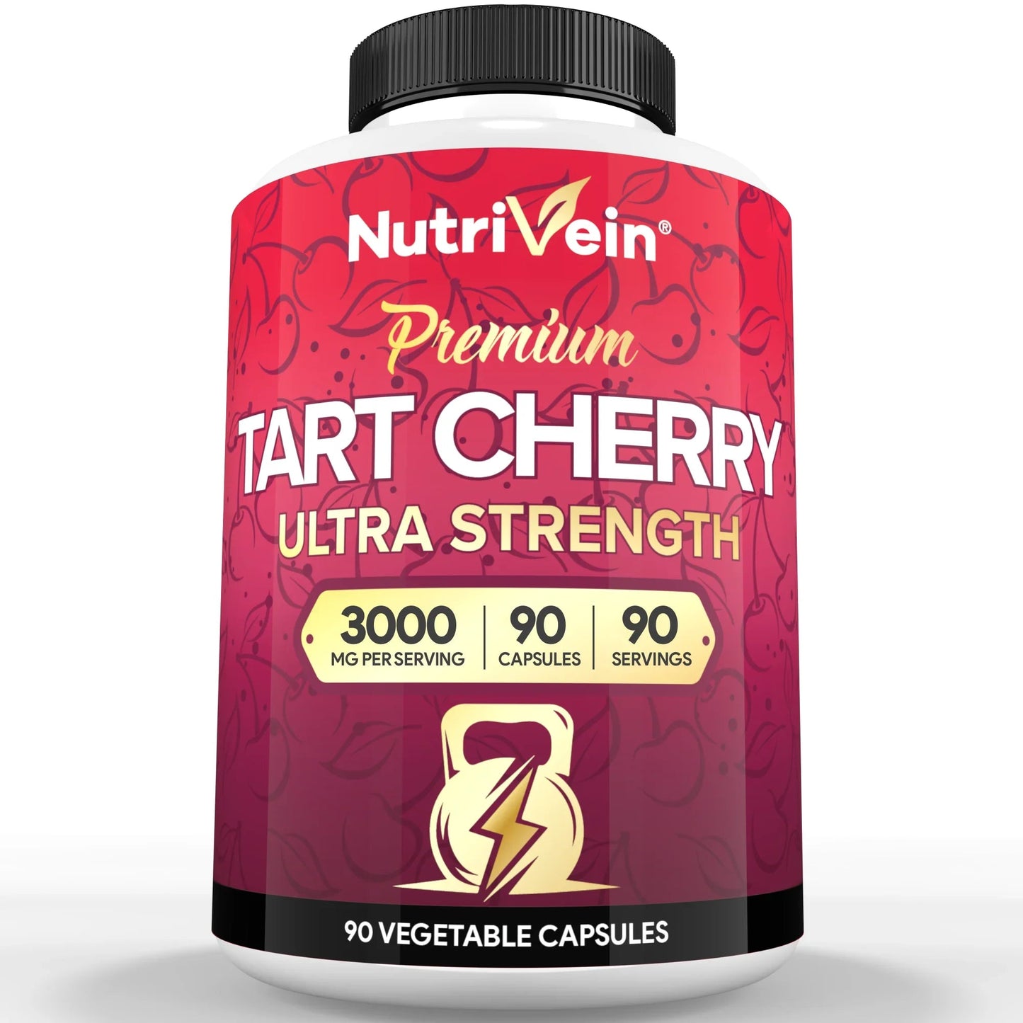 Nutrivein Premium Tart Cherry Capsules 3000mg - 90 Capsules
