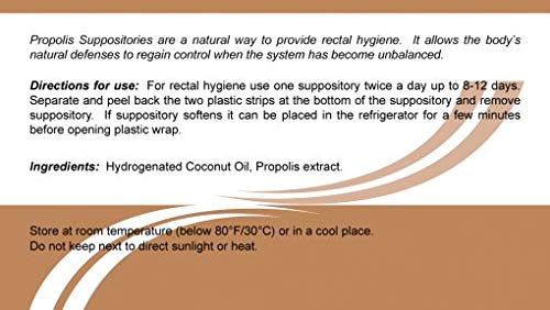 PhytoLab Propolis Suppositories for Rectal Hygiene 10 suppositories