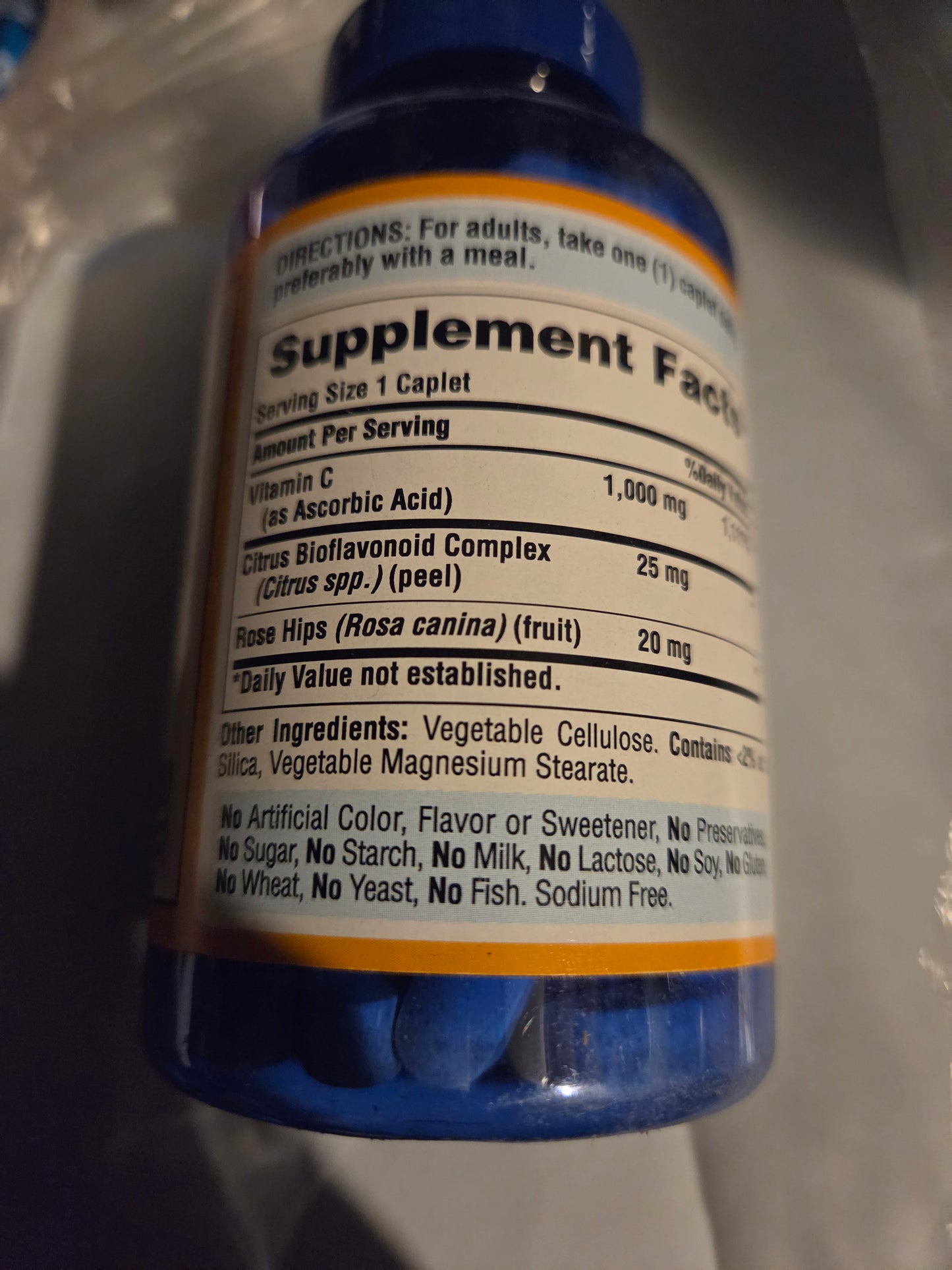 Puritan's Pride Vitamin C 1,000mg – with Citrus Bioflavonoids & Rose Hips | Immune & Antioxidant Support