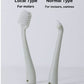 Kitteney Pet Toothbrush for Dogs, Cats with 0.06mm Super Soft Bristles, Head Replaceable, Double Headed Toothbrush for Small to Large Teeth, Easy Teeth Cleaning & Dental Care (Gray)