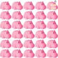 18 Mini Rubber Hippo Toys - PVC Small Animal Models, Pink Hippo Bath Buddy Size 1.1-2.48 inches, Suitable for Children, Party Favors, Bath Toys, and Educational Games.