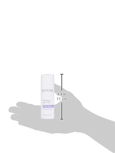 Glycolic Acid Exfoliating Serum 5.5% PFAV | Face & Body Exfoliator for All Skin | Reduces Fine Lines, Wrinkles, Dark Spots & Pore | Non-Comedogenic, Fragrance-Free | AHA Facial exfoliator | 2 Fl oz