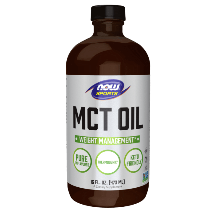 Now Sports MCT Oil Liquid 16oz - 2211