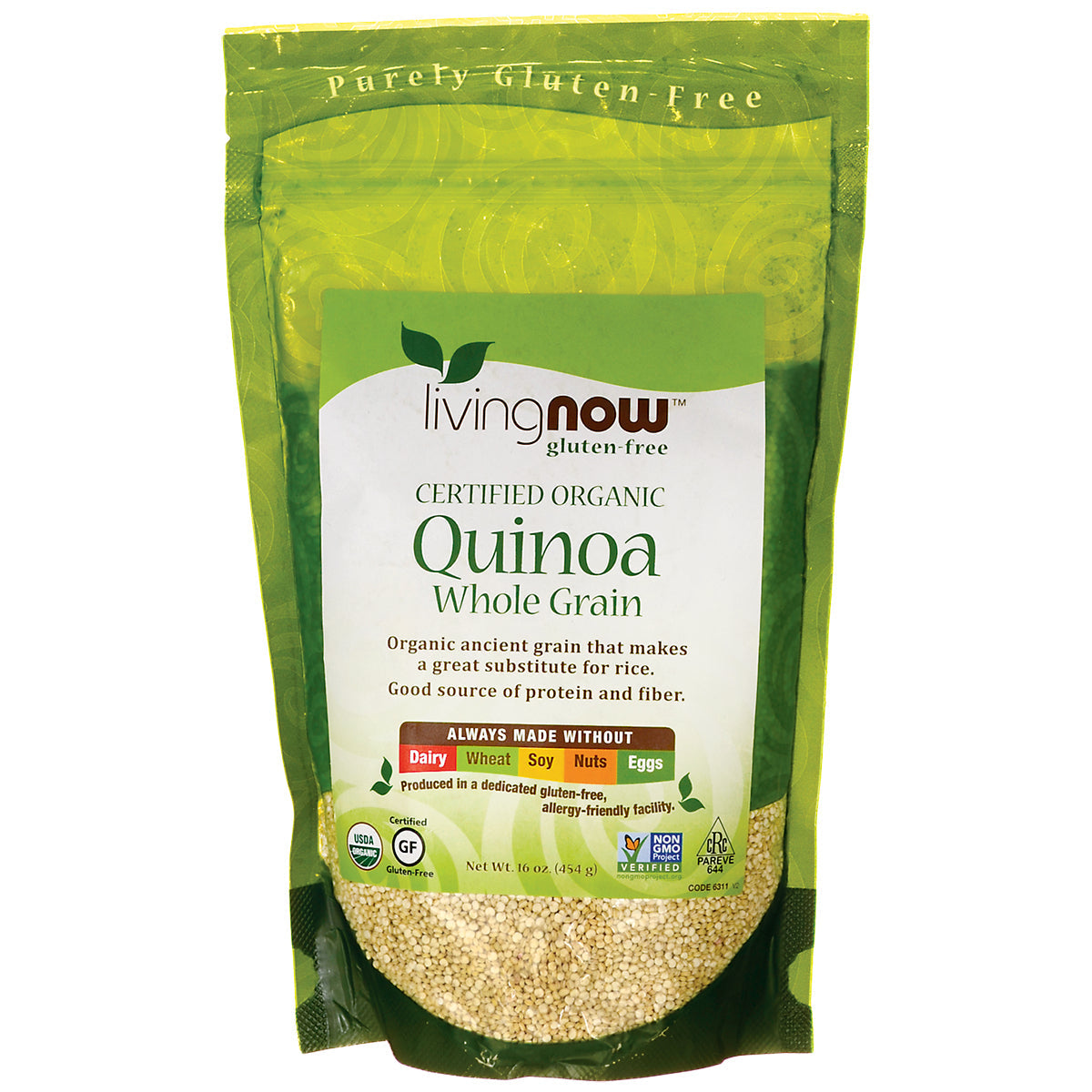 Now Real Food Quinoa Whole Grain Organic 16oz - 6311