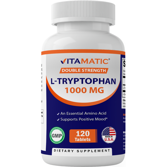 Vitamatic | L-Tryptophan 1000mg | 120 Tablets