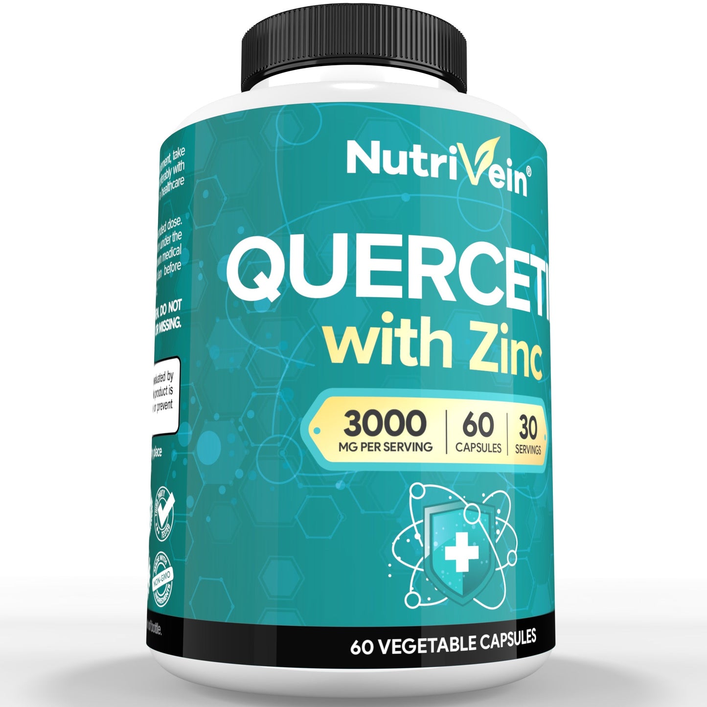 Nutrivein Zinc Quercetin Supplement - Enhanced-Absorption Full Body Support