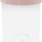 Re-Fill Powder Container To-Go, 2-Compartment Powder Travel Dispenser with Measurements - Powder Container for Protein Powder or Pre-Workout to use On-The-Go (Pink)