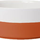 Waggo Dipper Ceramic Dog Bowl for Small and Large Breeds - Heavyweight and Durable Pet Food and Water Dish Crock, Dishwasher Safe, Modern (Teracotta, Medium)