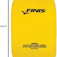 FINIS Foam Kickboard for Swim Training - Builds Leg Strength - Soft EVA Foam - Comfortable Grip - Yellow