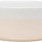 Waggo Dipper Ceramic Dog Bowl for Small and Large Breeds - Heavyweight and Durable Pet Food and Water Dish Crock, Dishwasher Safe, Modern (Small, Buttercream)