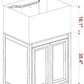 Innovative Marine 50 Gallon INT Internal Overflow Lagoon Aquarium - Complete Reef System with Black APS Stand with Leveling Frame