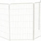FXW Homeplus Unleashed Indoor Dog Playpen - Stress-Free and Safe Play, Heavy Duty 45 Inch 4 Wire Panels Dog Pen for Large Dogs, White│Patented