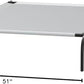 Amazon Basics Cooling Breathable Elevated Dog Bed with Metal Frame for Large Dogs, 51 x 31 x 8 Inch, Grey