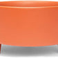 Waggo Uplift Ceramic Dog Bowl for Small Medium and Large Breeds - Heavyweight and Durable Pet Food and Water Dish Crock, Dishwasher Safe, Modern, Elevated Feeder (Small, Teracotta)
