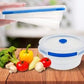 Collapsible Silicone Food Storage Containers, BPA Free, Microwave, Freezer and Dishwasher Safe, Lunch, Meal Prep, Travel, Space-Saving