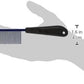 Resco Professional Anti-Static Dog, Cat, Pet Comb for Grooming, Steel Pins, Medium Tooth Spacing, Candy Blue