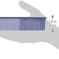 Resco Professional Anti-Static Best Dog, Cat, Pet Grooming Comb, Medium/Coarse Tooth Spacing, 1.5-Inch Pins, Candy Blue
