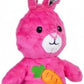 DODODOLA Dog Toys Stuffed Dog Toy with Crinkle Paper Cute Rabbit Plush Bunny Squeaky Dog Easter Toys Dog Chew Toys for Medium Large Breed