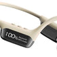 IHAO Swimming Headphones True Bone Conduction Open Ear Headset MP3 Player Built-in 32G Memory IP68 Underwater Waterproof Stereo Bluetooth Earphone for Driving Bicycling Running Skiing-White
