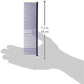 Resco Professional Anti-Static Best Dog, Cat, Pet Grooming Comb, Medium/Coarse Tooth Spacing, 1.5-Inch Pins, Candy Purple