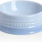 Sweejar Gradient Dog Bowl, Ceramic Dog Food Dish for Puppy and Kitten, Porcelain Pet Bowl for Food and Water 8 oz (Gradient Light Blue)