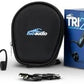 H2O Audio TRI 2 Multisport Waterproof Bone Conduction Open Ear Headphones, Bluetooth 5.3 for Running and Cycling, MP3 Mode for Swimming, 8GB Memory, 8.5-Hour Battery, Black