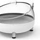 Meow&Woof Hamster Sand Bath Container, Large Sandbox Toilet Gerbil Batheoom, Tiny Chinchilla Dust Bathtub Sand Bath Box for Hamster Cage Accessories 6.5 Inch-White
