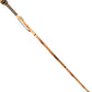 SE 3 Piece 55" Detachable Pine Wood Walking/Hiking Stick with Metal Tip, Reinforced Rubber Tip, and Water-Resistant Travel Pouch - Portable and Durable for Outdoor Adventures