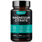 Phi Naturals Magnesium Citrate 400mg – Sleep, Relaxation, Muscle & Energy Support | Non-GMO, Gluten Free
