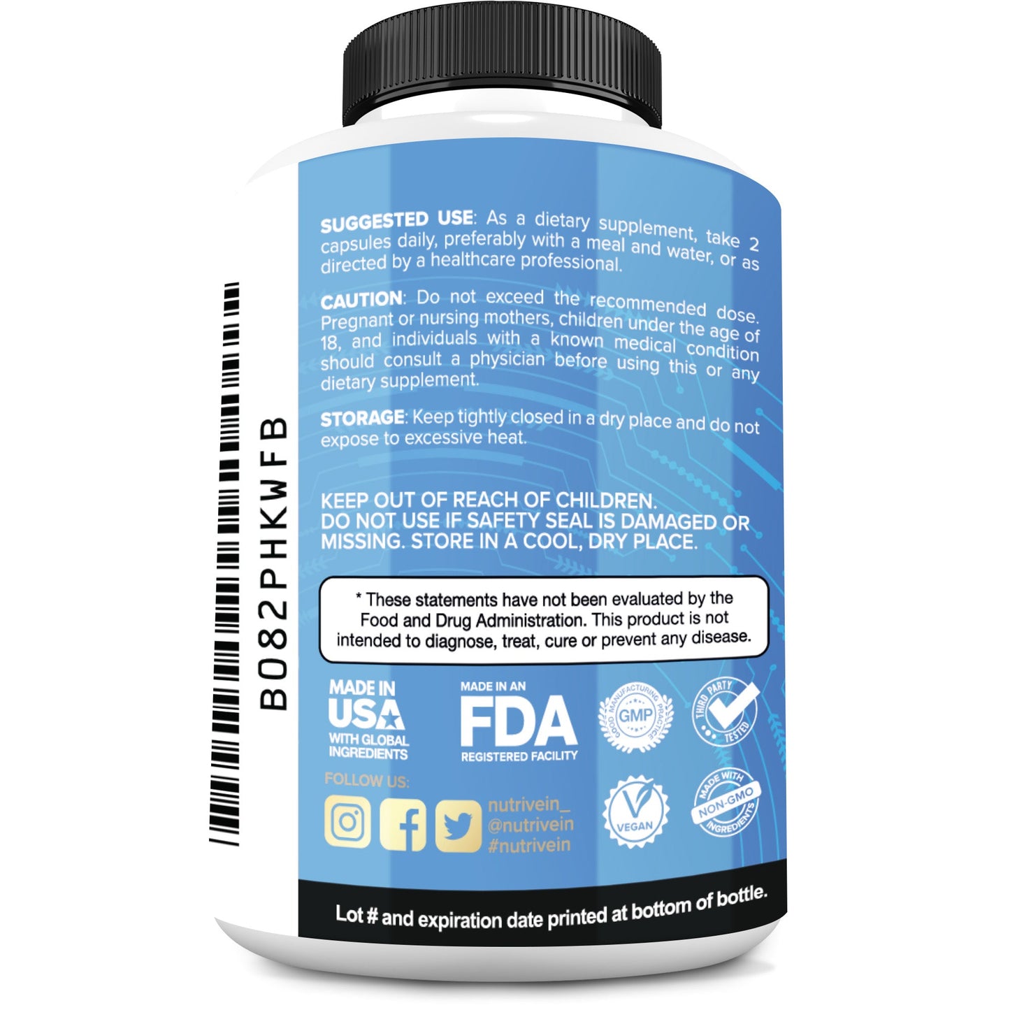 Nutrivein Eye Vitamins (60 Caps)