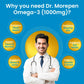 Dr Morpen Iron & Zinc + Omega-3 Deep Sea Fish Oil 1000Mg Combo