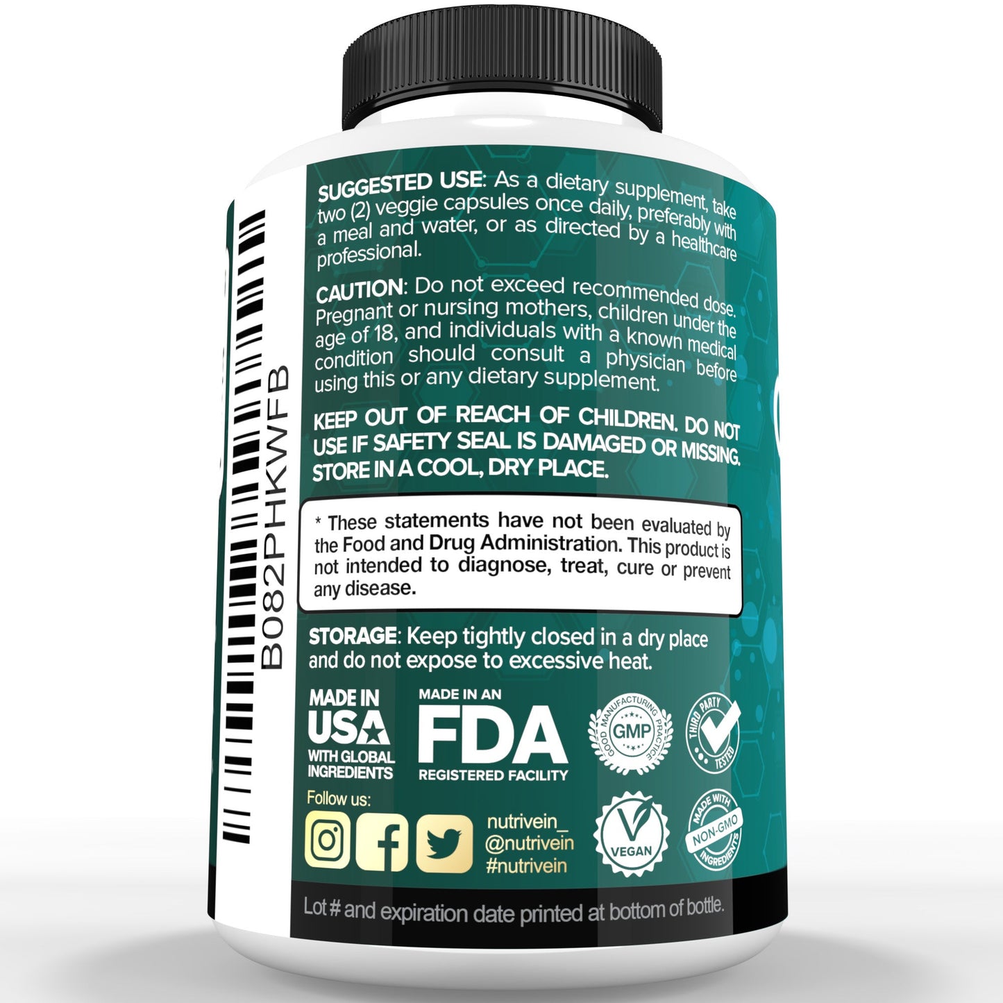 Nutrivein Zinc Quercetin Combined Supplement