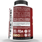 Nutrivein Korean Red Panax Ginseng 1600mg – Extra Strength Formula - 180 Capsules