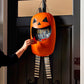 Orange Jack-O-Lantern Pumpkin Candy Door Hanger